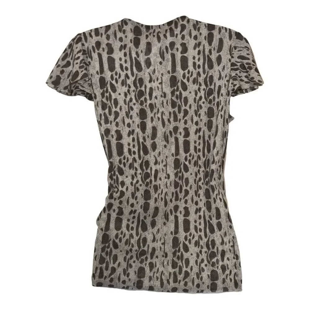 Capital M animal print shirt